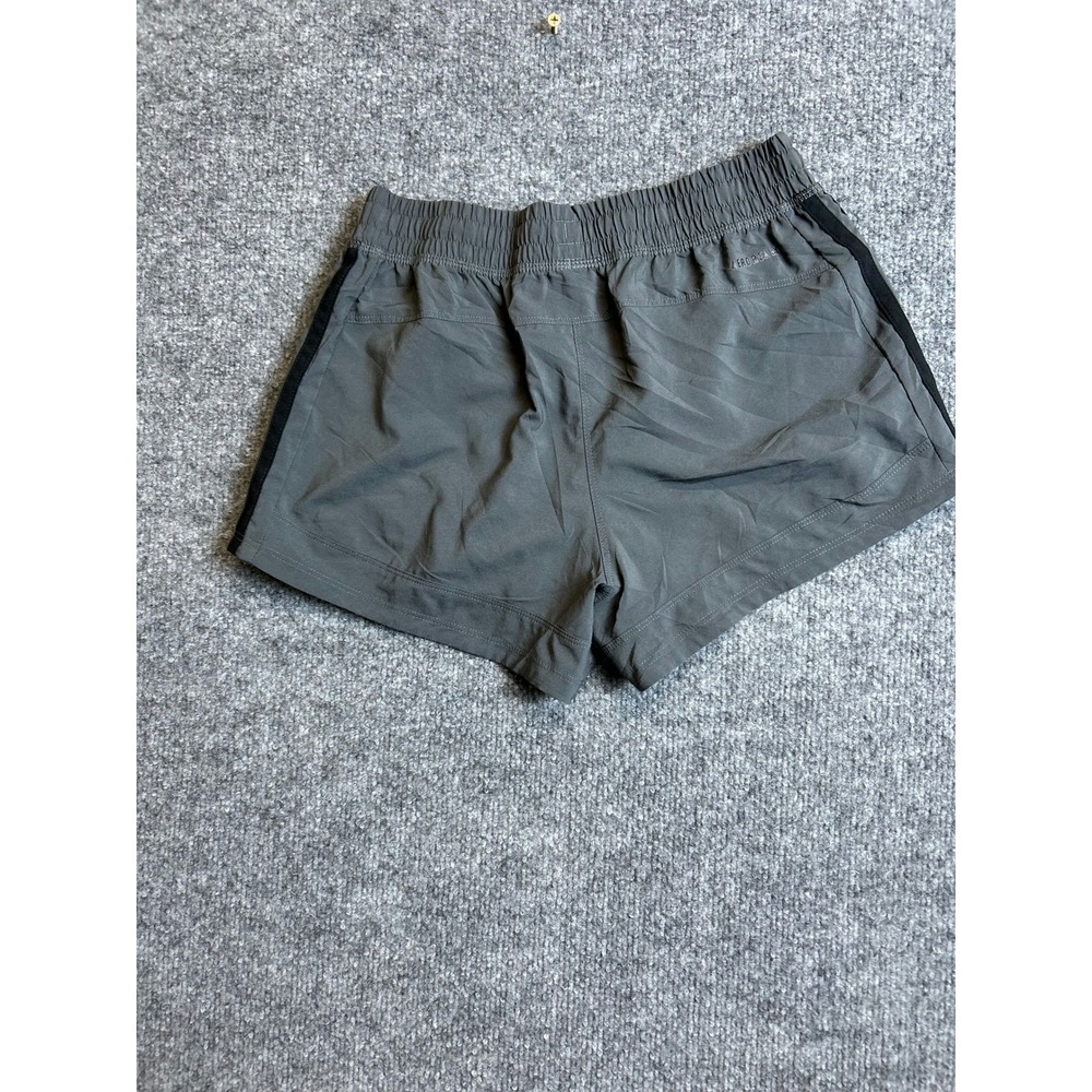 Adidas Shorts Womens Size XS Gray Aeroready Athletic Running Side Stripe Stain